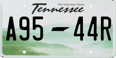 TN license plate A9544R
