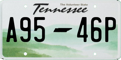 TN license plate A9546P