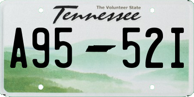 TN license plate A9552I