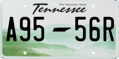 TN license plate A9556R