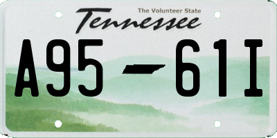 TN license plate A9561I
