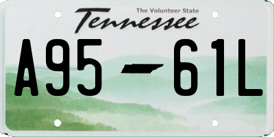 TN license plate A9561L