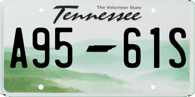 TN license plate A9561S