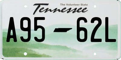 TN license plate A9562L