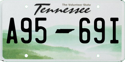 TN license plate A9569I