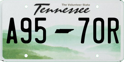 TN license plate A9570R