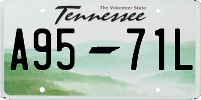 TN license plate A9571L