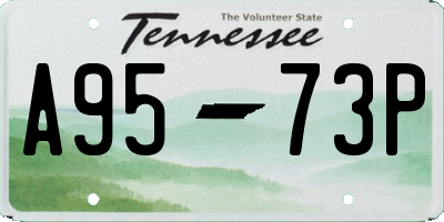 TN license plate A9573P