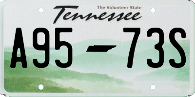 TN license plate A9573S