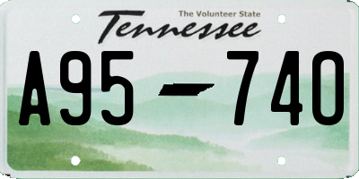 TN license plate A9574O