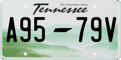 TN license plate A9579V
