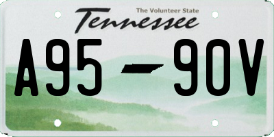 TN license plate A9590V