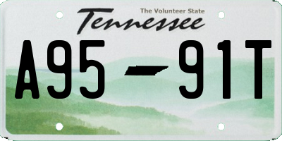 TN license plate A9591T