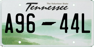 TN license plate A9644L