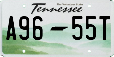 TN license plate A9655T