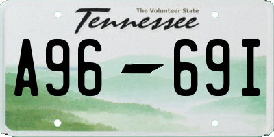 TN license plate A9669I