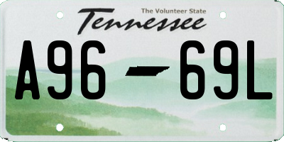 TN license plate A9669L