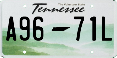 TN license plate A9671L