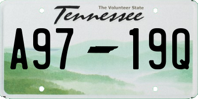 TN license plate A9719Q