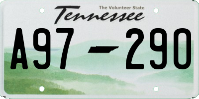 TN license plate A9729O