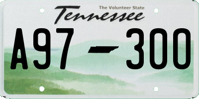 TN license plate A9730O