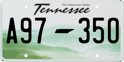 TN license plate A9735O