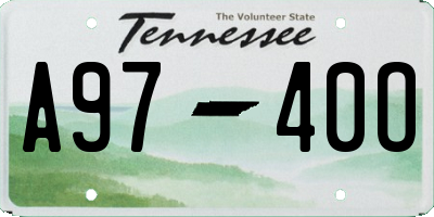 TN license plate A9740O