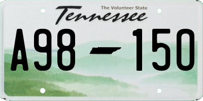 TN license plate A9815O