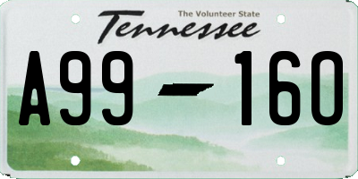 TN license plate A9916O