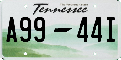 TN license plate A9944I