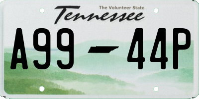 TN license plate A9944P