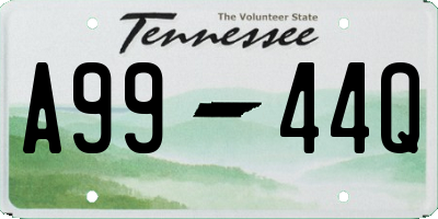 TN license plate A9944Q