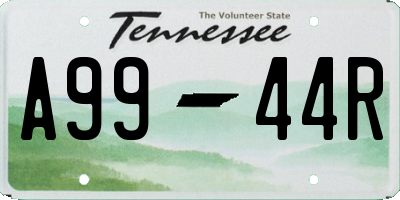 TN license plate A9944R