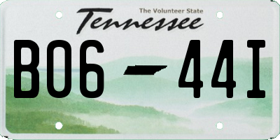 TN license plate B0644I