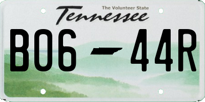 TN license plate B0644R