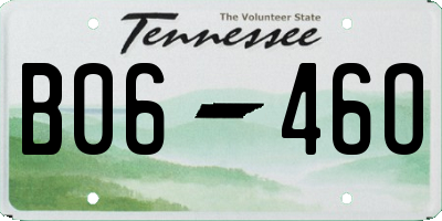 TN license plate B0646O