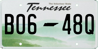 TN license plate B0648Q
