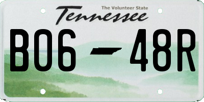 TN license plate B0648R