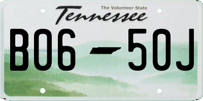 TN license plate B0650J