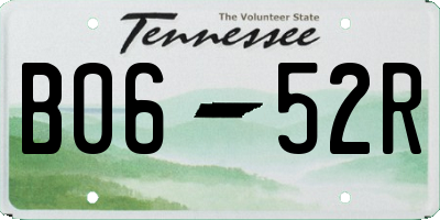 TN license plate B0652R