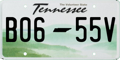 TN license plate B0655V