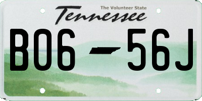 TN license plate B0656J