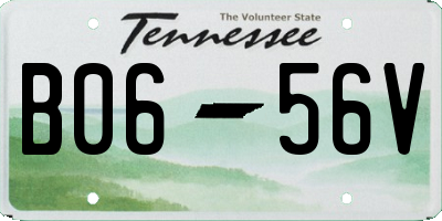 TN license plate B0656V