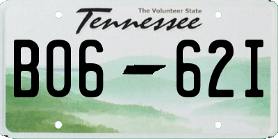 TN license plate B0662I