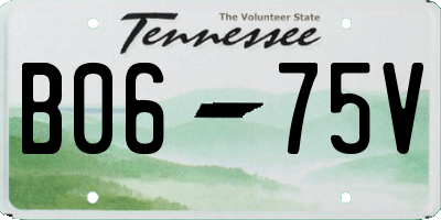TN license plate B0675V