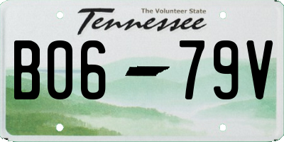 TN license plate B0679V