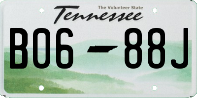 TN license plate B0688J