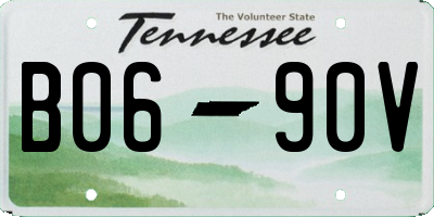 TN license plate B0690V
