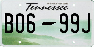 TN license plate B0699J