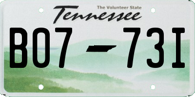 TN license plate B0773I